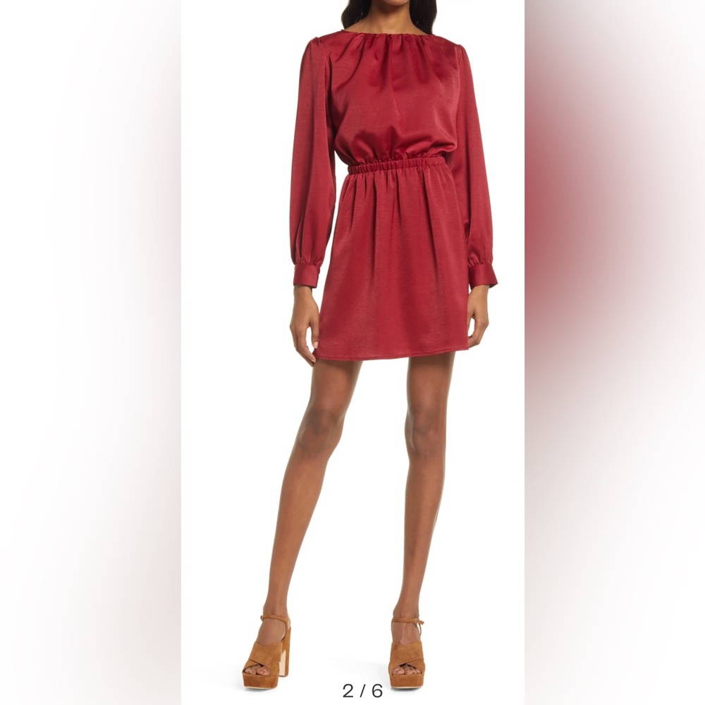 Lost + Wander Emerald Eyes Long Sleeve Minidress Size XS (0) NWT - Picture 5 of 15